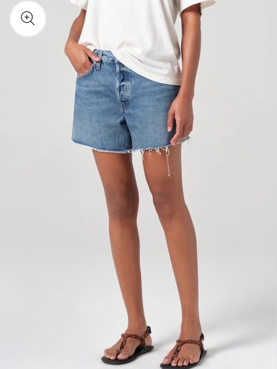 Agolde Pants - NWT AGOLDE Parker Long Cut Off Shorts in Ruin. Size 26.